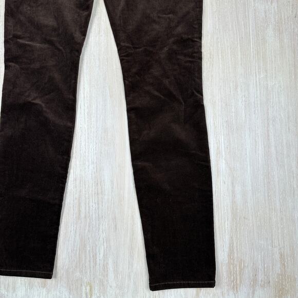 Cabi Ankle Skinny Brown Corduroy High Rise Button Fly Retro Pants 2 Style #4319 - Picture 8 of 14